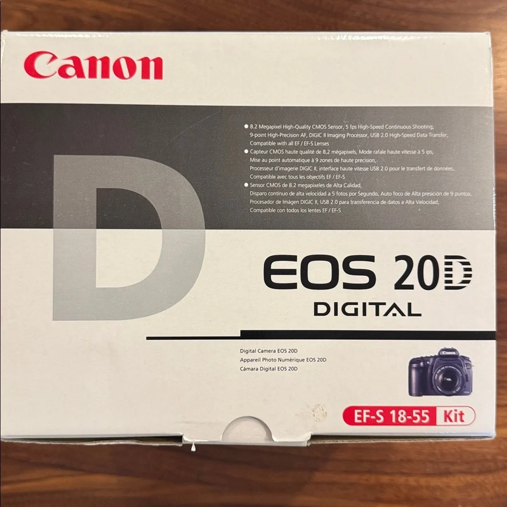 Canon EOS DSLR 20D w/18-55 lens kit Digital Camera